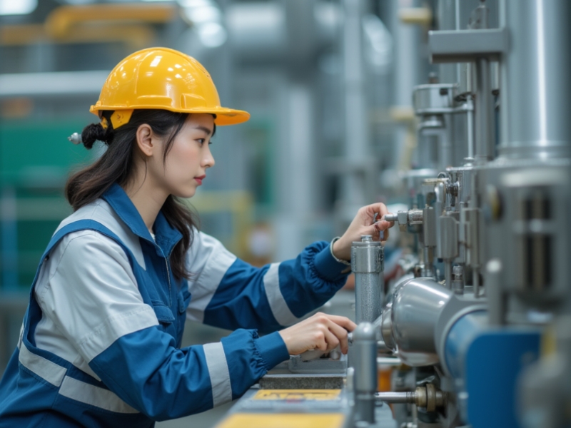 氮化爐氨分解現(xiàn)場(chǎng)